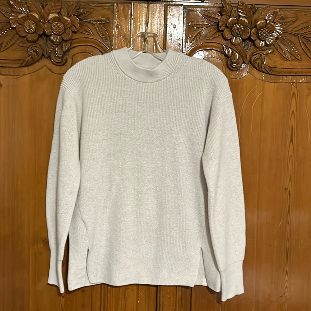 Lululemon Merino Wool Blend Ribbed Crewneck Sweater - Picture 3 of 5